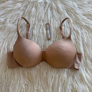 Skims Ultimate Push up Plunge Bra Clay Size 36B